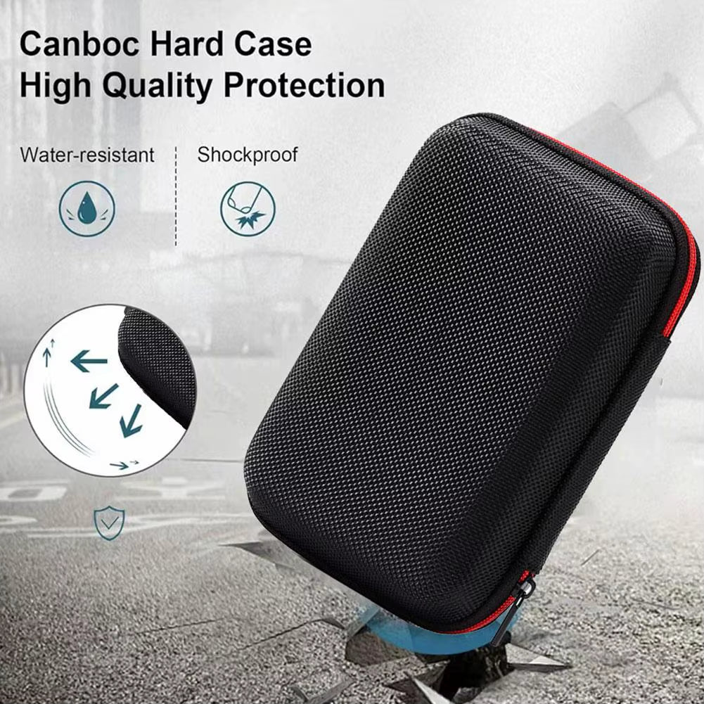 For R36S/R35S Game Case Storage Bag EVA Hard Travel Bag Dust and Scratch Prevention Game Console Protective Zipper Carry Bag