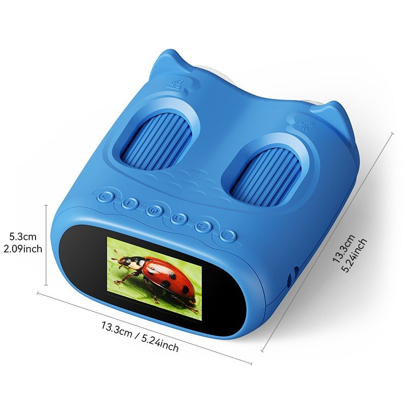 Binocular 2 en 1 (Telescopio & Microscopio) portátil para niños