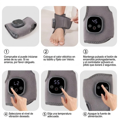 Tobillera Inteligente con Calor y Vibración