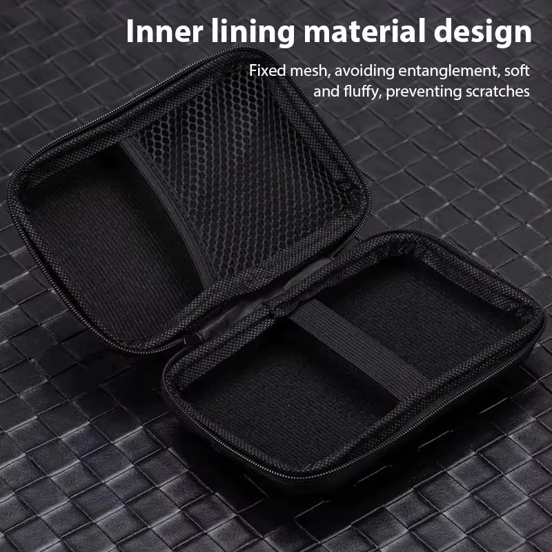 For R36S / R35S Game Console Storage Bag EVA Hard Shockproof Protective Case Carrying Bag Mini Pouch for R36S Organizer